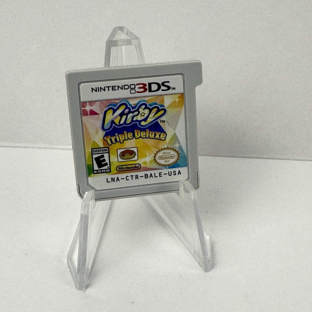Kirby Triple Deluxe (Nintendo 3DS, 2014) Authentic Cartridge Only Tested Working